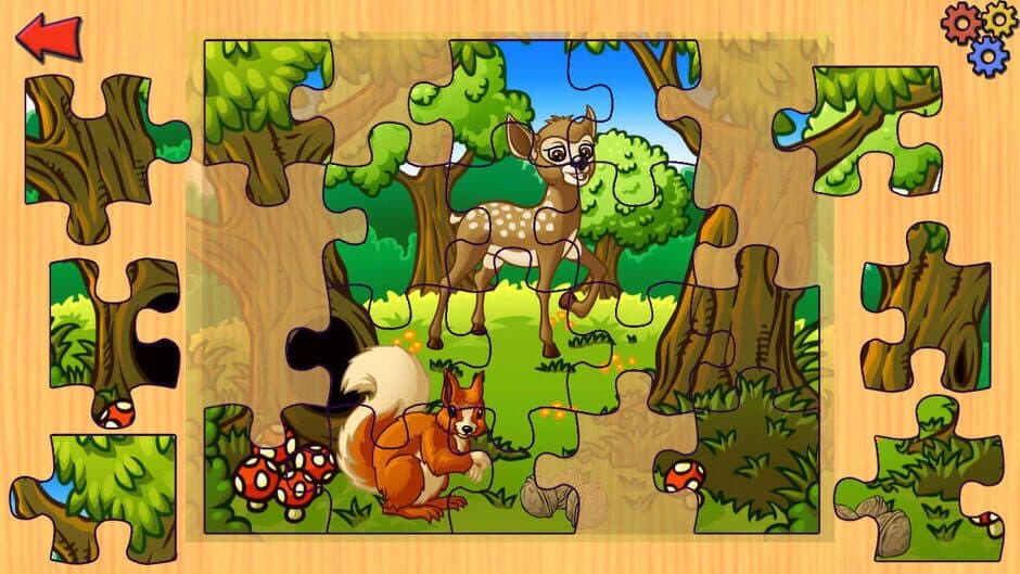 Скриншот 1 из Funny Farm Animal Jigsaw Puzzle Game for Kids and Toddlers