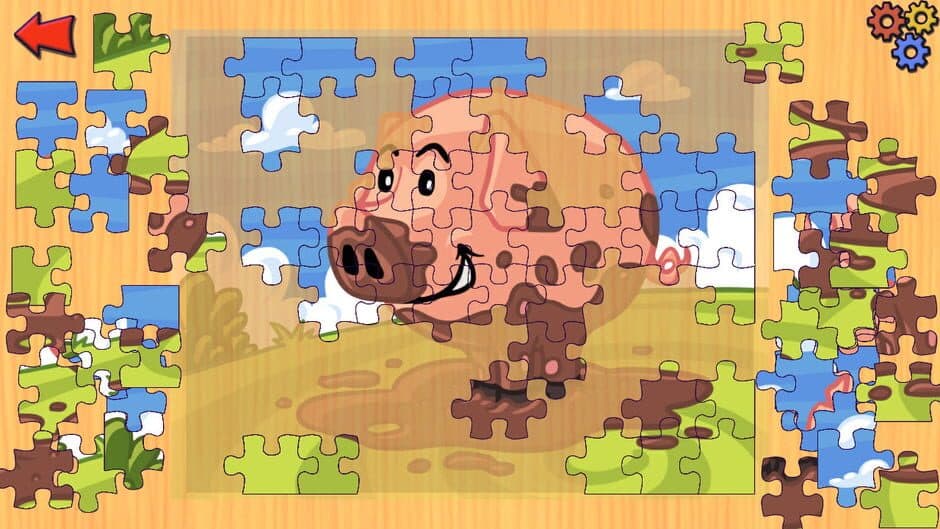 Скриншот 2 из Funny Farm Animal Jigsaw Puzzle Game for Kids and Toddlers