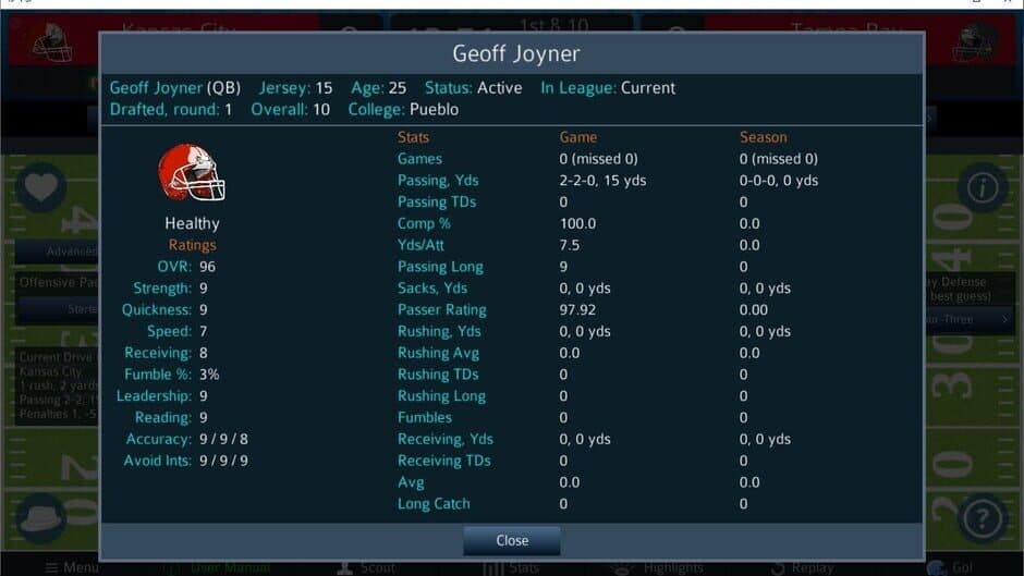 Скриншот 2 из Pro Strategy Football 2022