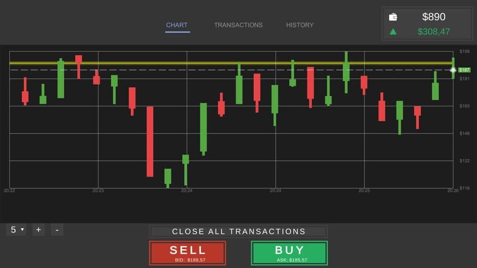Скриншот 1 из Idle Trader Simulator