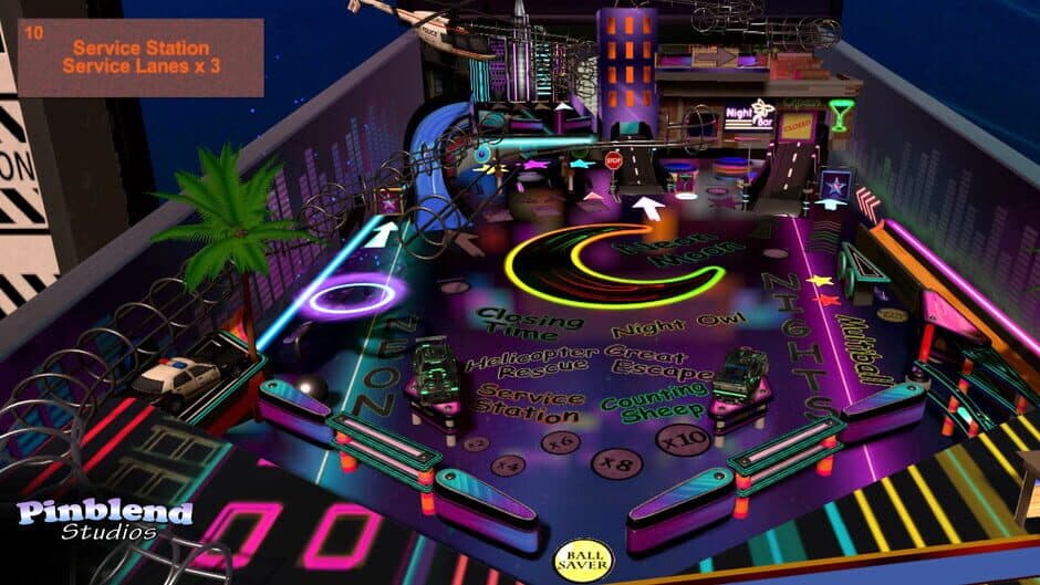 Скриншот 2 из Neon Nights Pinball