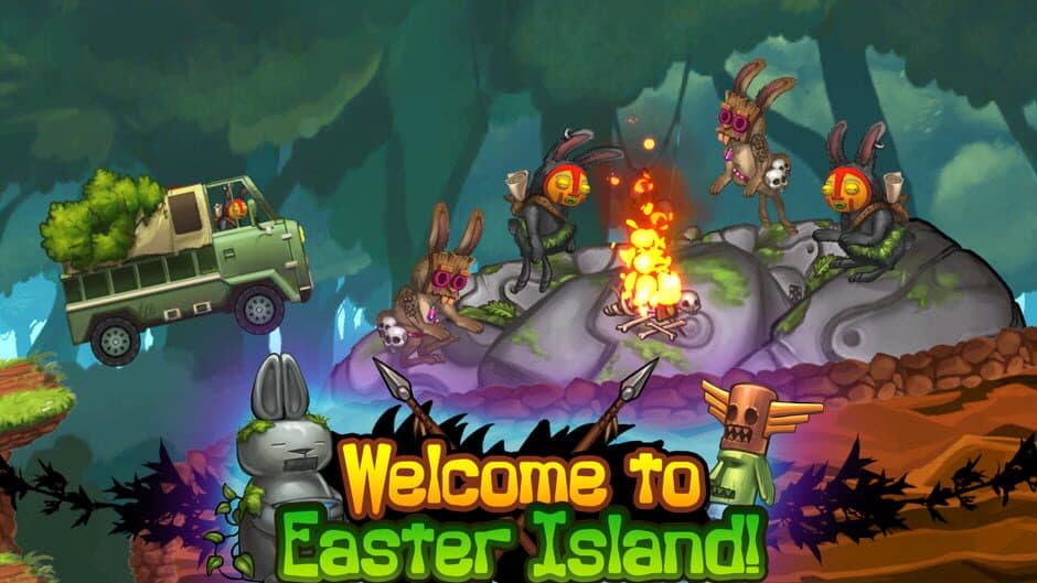 Скриншот 2 из Angry Bunny Race: Jungle Road
