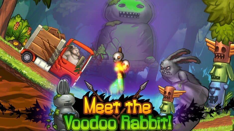 Скриншот 3 из Angry Bunny Race: Jungle Road