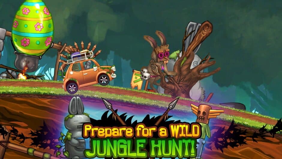 Скриншот 6 из Angry Bunny Race: Jungle Road