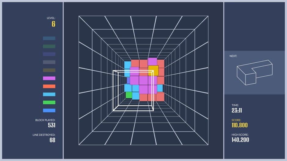 Скриншот 1 из Tetrix 3D