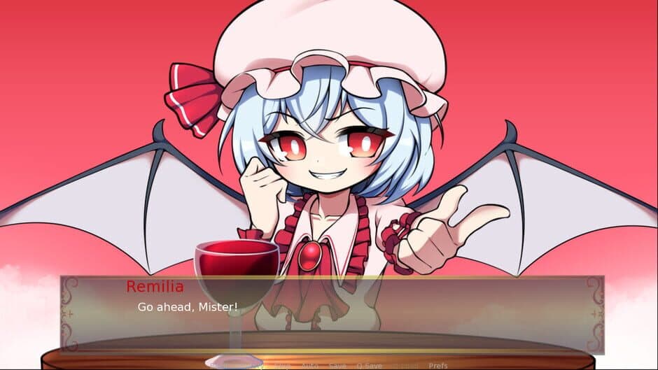 Скриншот 1 из Save Me, Sakuya-san!: Remilia Scarlet's Coin and Glass Game