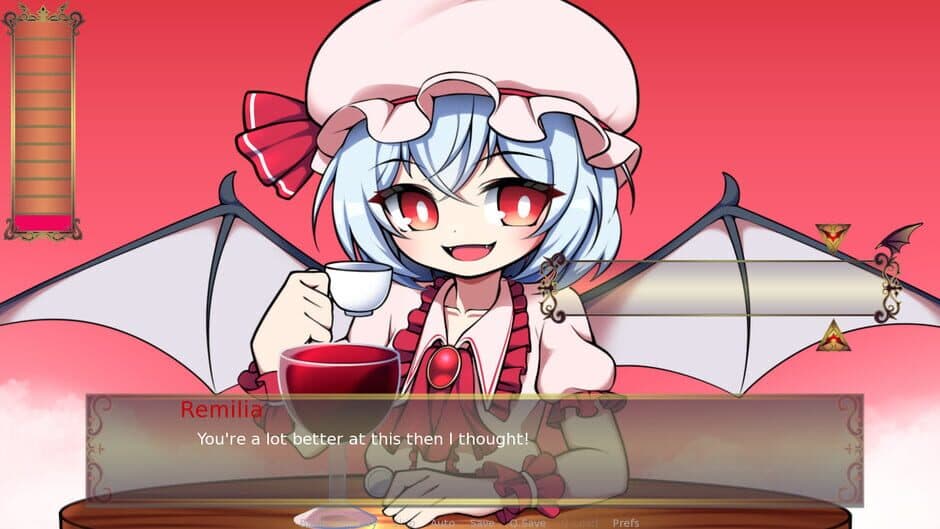 Скриншот 2 из Save Me, Sakuya-san!: Remilia Scarlet's Coin and Glass Game