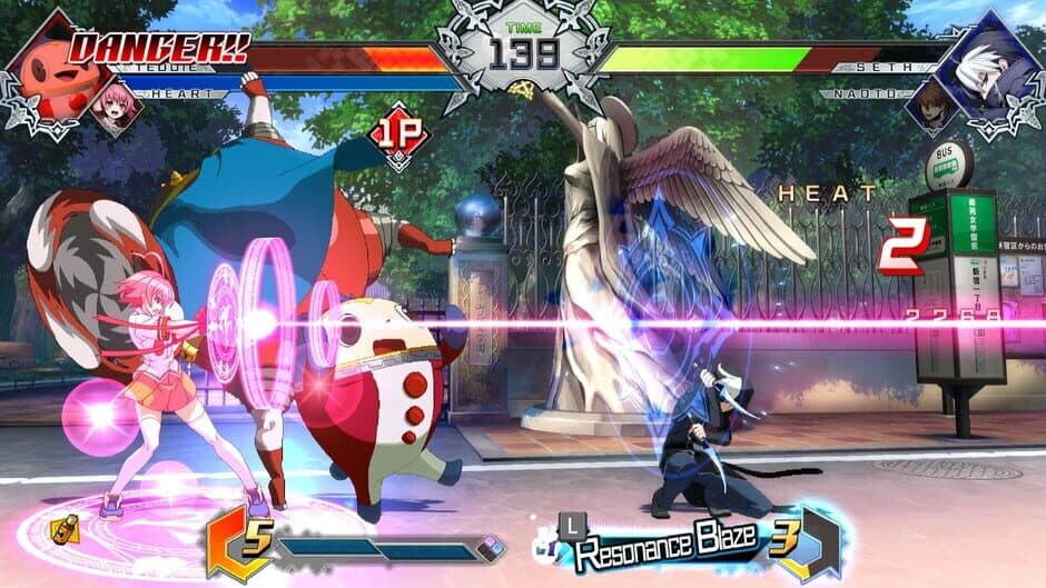 Скриншот 2 из BlazBlue: Cross Tag Battle - Character Pack Vol. 7: Heart/NaotoKurogane/Teddie/Seth
