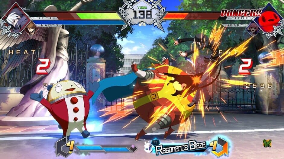 Скриншот 1 из BlazBlue: Cross Tag Battle - Character Pack Vol. 7: Heart/NaotoKurogane/Teddie/Seth
