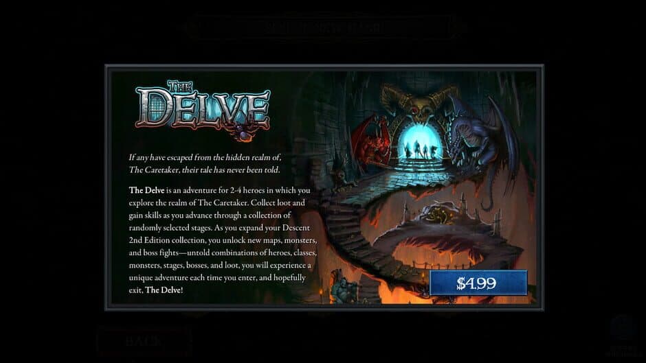 Скриншот 1 из Descent: Road to Legend - The Delve