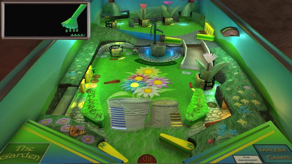 Скриншот 1 из Malzbie's Pinball Collection: The Garden Table