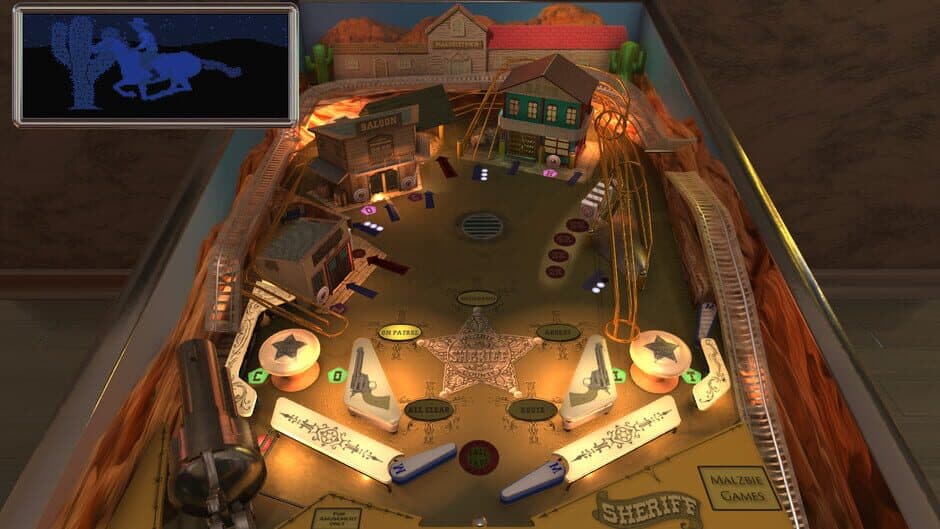 Скриншот 5 из Malzbie's Pinball Collection: Sheriff Table