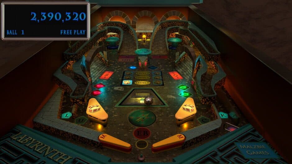 Скриншот 4 из Malzbie's Pinball Collection: Labyrinth