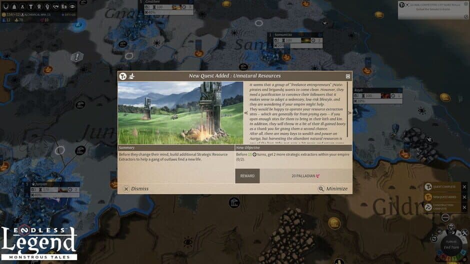Скриншот 4 из Endless Legend: Monstrous Tales
