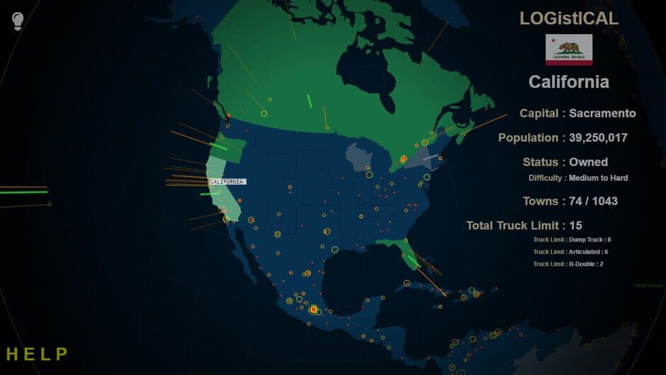 Скриншот 1 из Logistical: USA - California