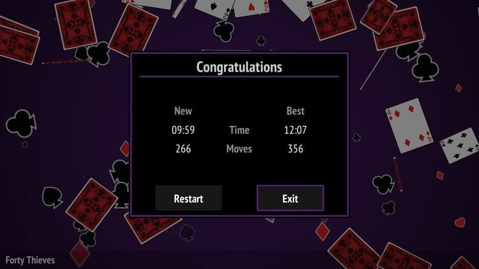Скриншот 5 из Forty Thieves Solitaire Collection