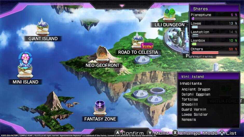 Скриншот 2 из Hyperdimension Neptunia Re;Birth1: Mini Island