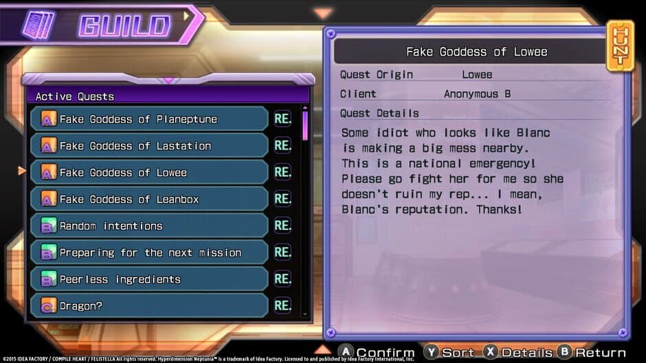 Скриншот 4 из Hyperdimension Neptunia Re;Birth1: Shares Quests