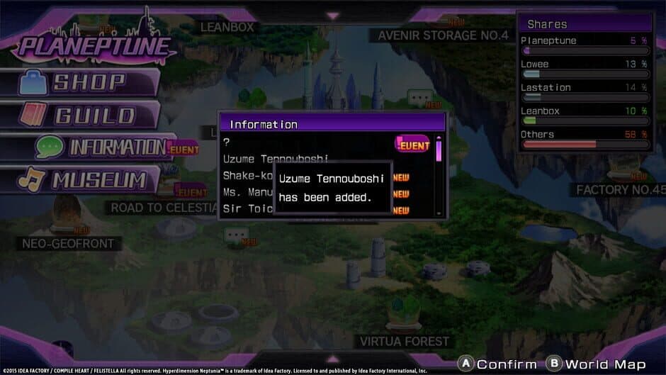 Скриншот 2 из Hyperdimension Neptunia Re;Birth1: Uzume Battle Entry