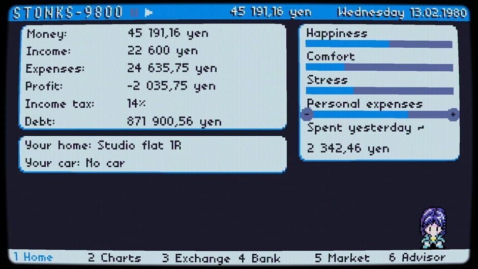 Скриншот 9 из Stonks-9800: Stock Market Simulator