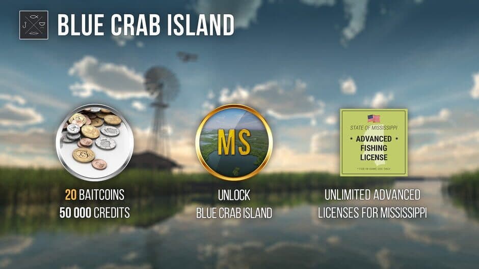 Скриншот 5 из The Fisherman: Fishing Planet - Blue Crab Island Expansion