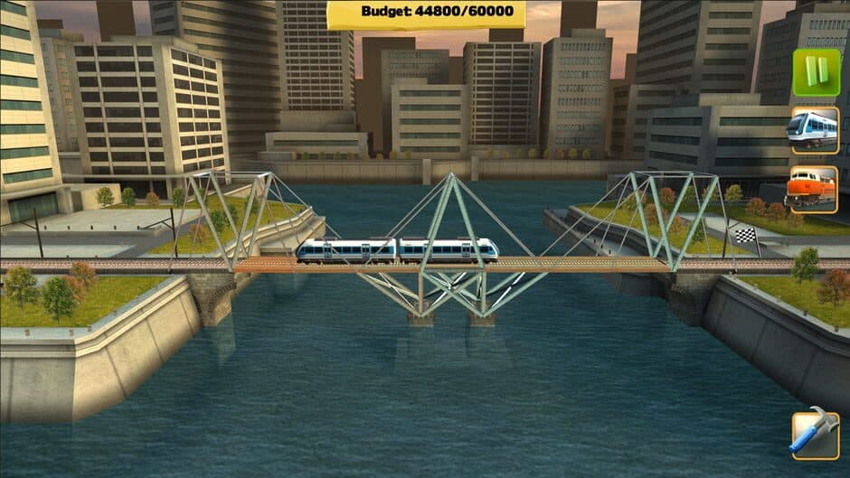 Скриншот 2 из Bridge Constructor Trains: Expansion Pack