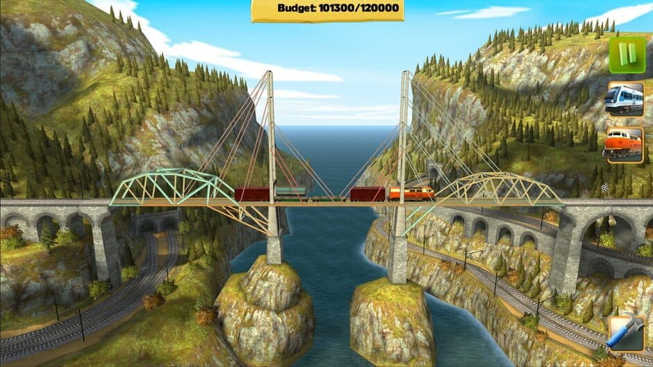 Скриншот 1 из Bridge Constructor Trains: Expansion Pack