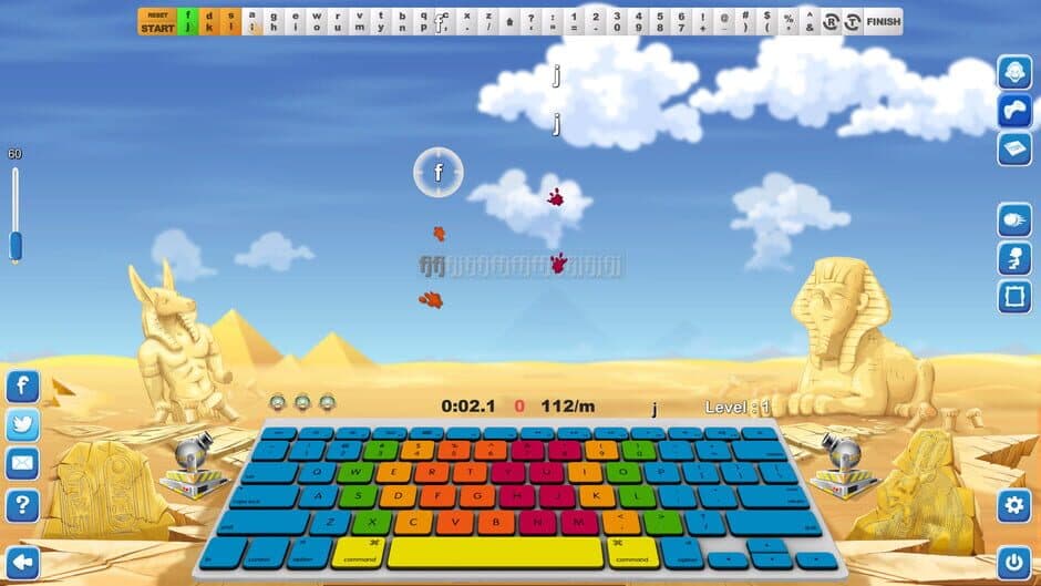 Скриншот 3 из Typing Fingers