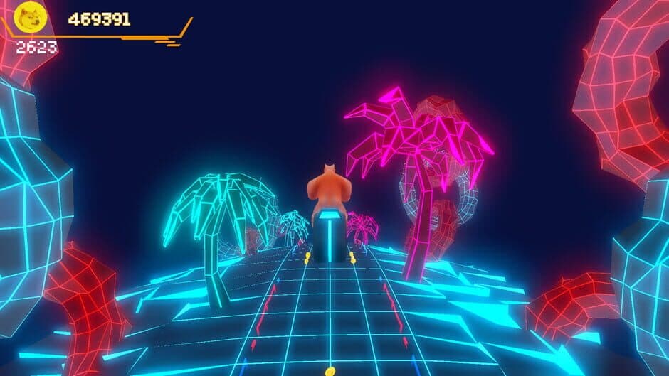 Скриншот 2 из Cyber-doge 2077: Meme runner