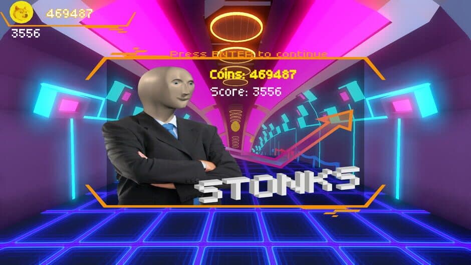 Скриншот 3 из Cyber-doge 2077: Meme runner