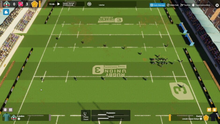 Скриншот 8 из Rugby Union Team Manager 3