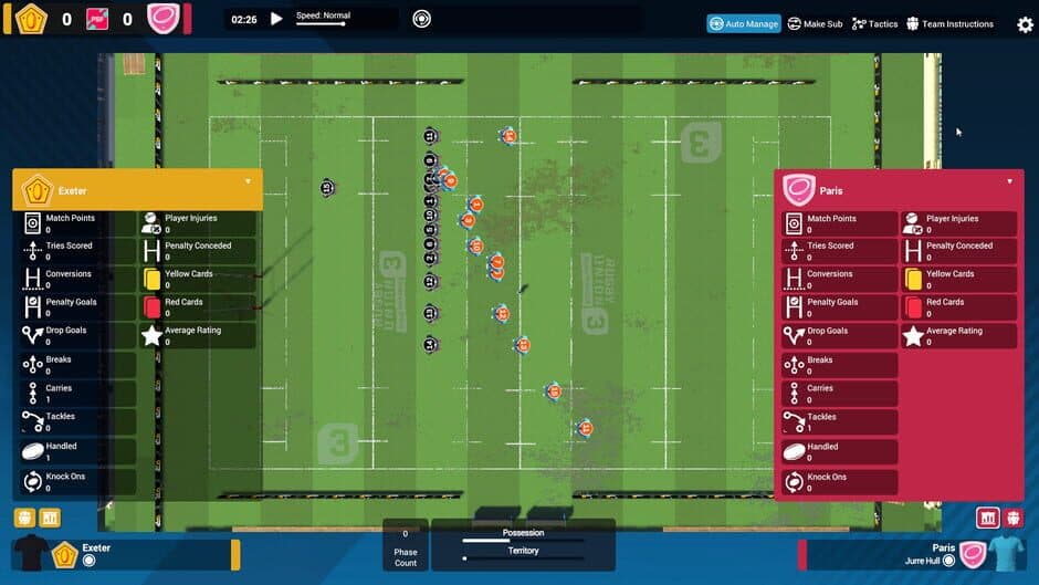 Скриншот 10 из Rugby Union Team Manager 3