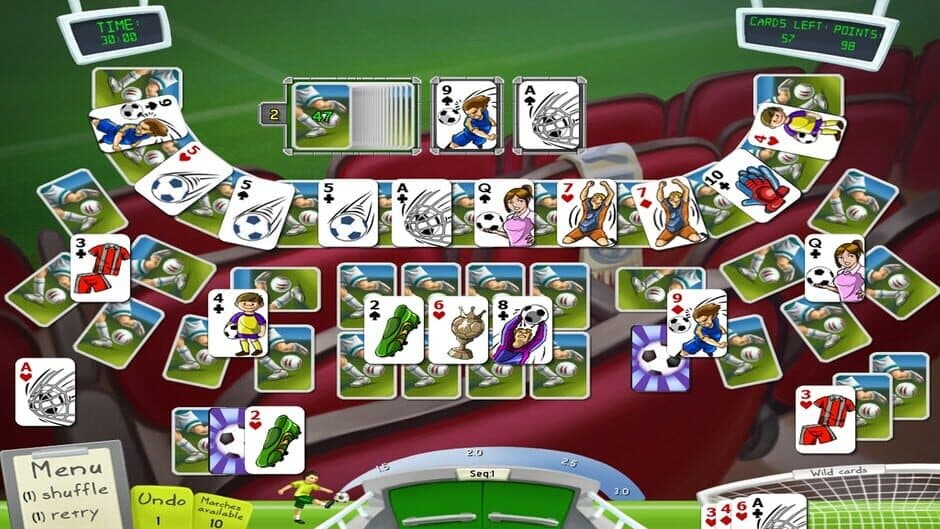 Скриншот 2 из Soccer Cup Solitaire