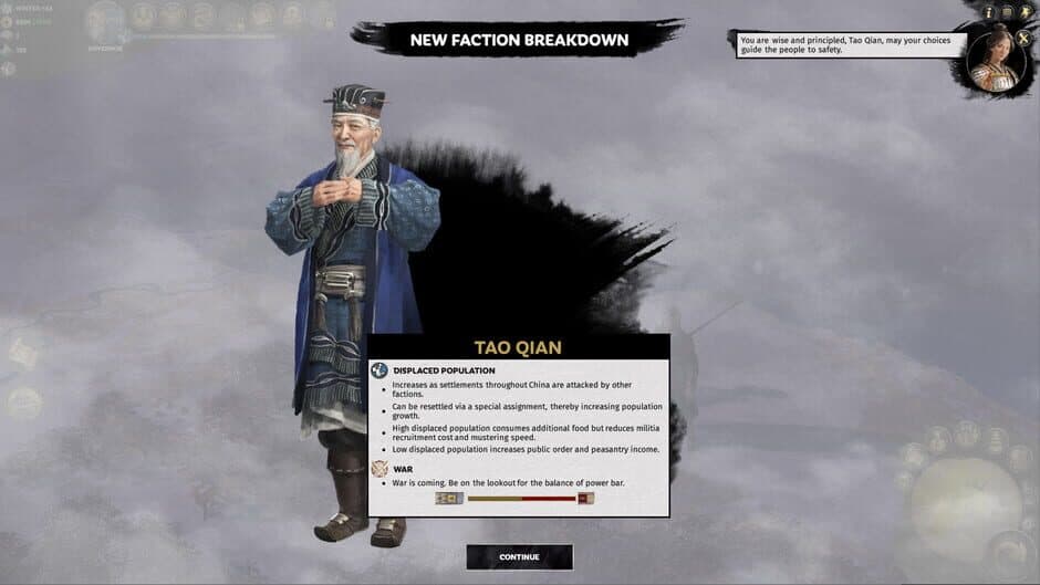 Скриншот 2 из Total War: Three Kingdoms - Tao Qian