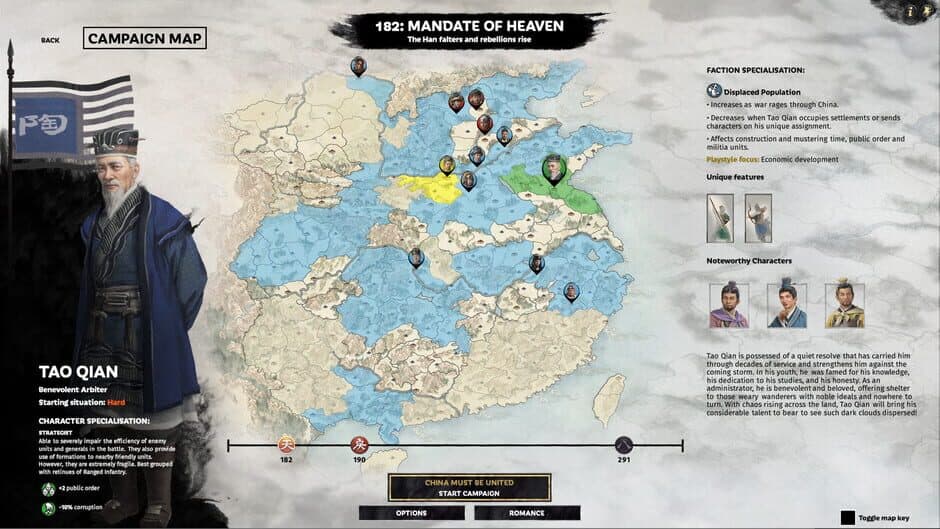 Скриншот 3 из Total War: Three Kingdoms - Tao Qian