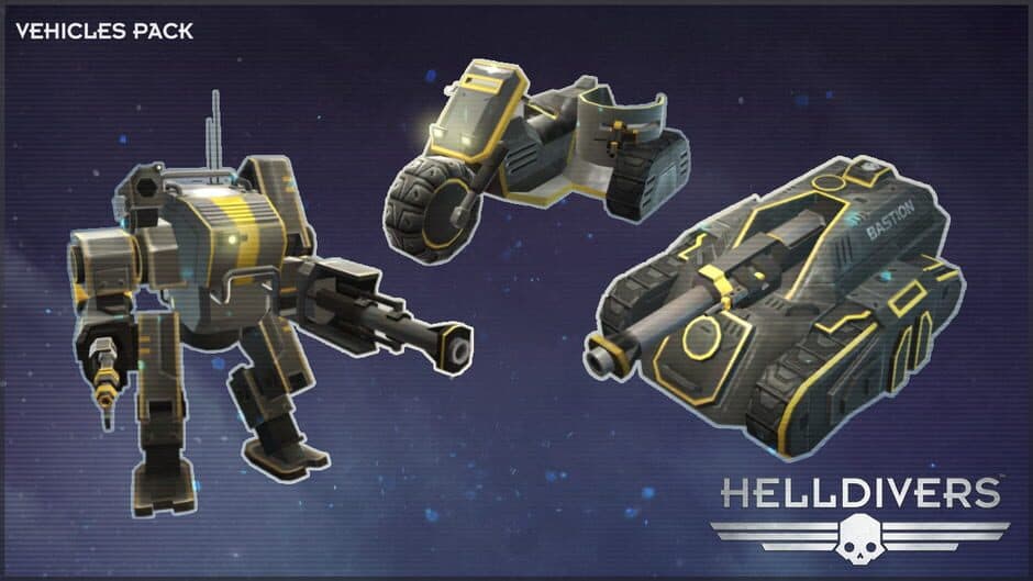 Скриншот 1 из Helldivers: Vehicles Pack