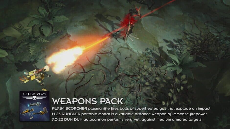 Скриншот 2 из Helldivers: Weapons Pack
