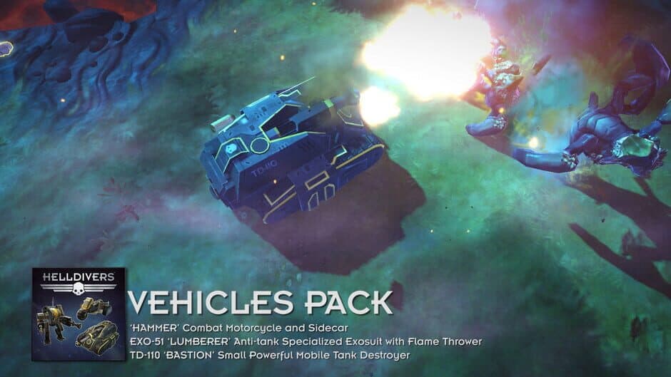 Скриншот 2 из Helldivers: Vehicles Pack