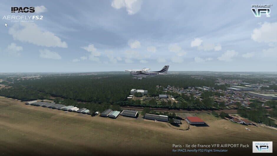 Скриншот 12 из Aerofly FS 2 Flight Simulator: France VFR - Paris-Ile-de-France Airport Pack