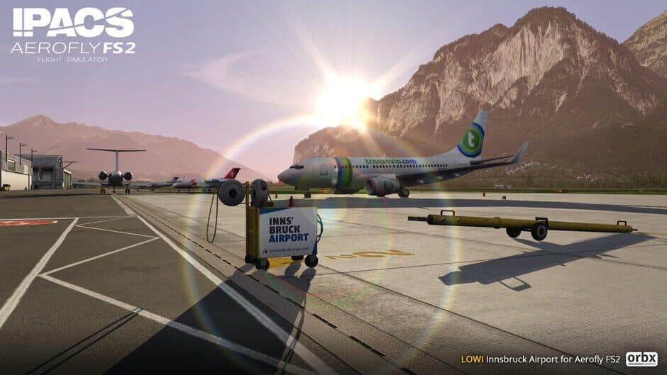 Скриншот 1 из Aerofly FS 2 Flight Simulator: Orbx - Innsbruck Airport