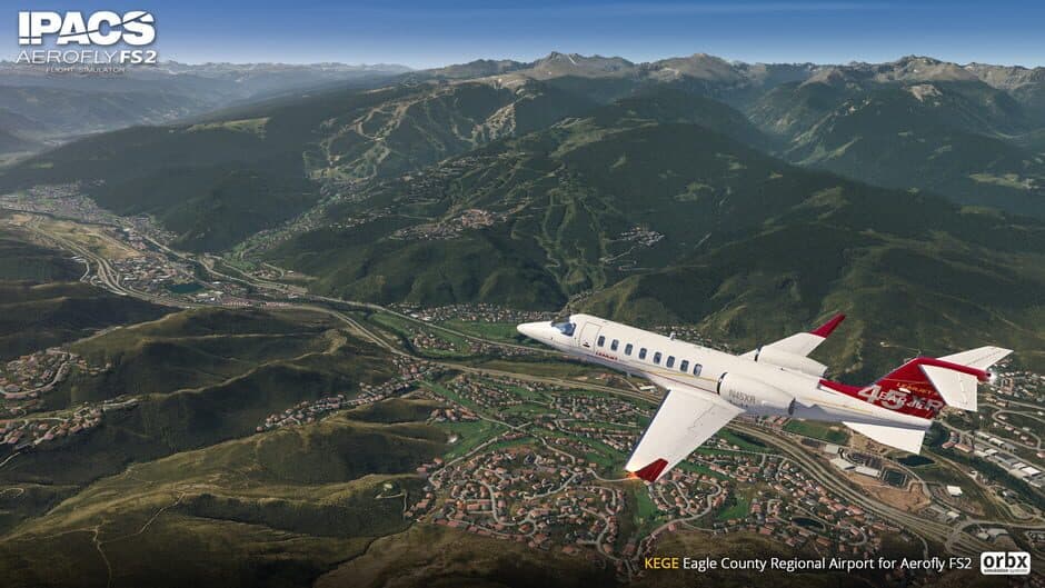 Скриншот 2 из Aerofly FS 2 Flight Simulator: Orbx - Eagle County Colorado
