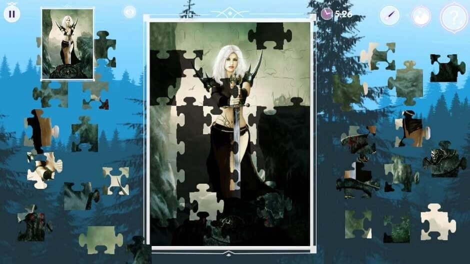 Скриншот 4 из Dark Fantasy 2: Jigsaw Puzzle
