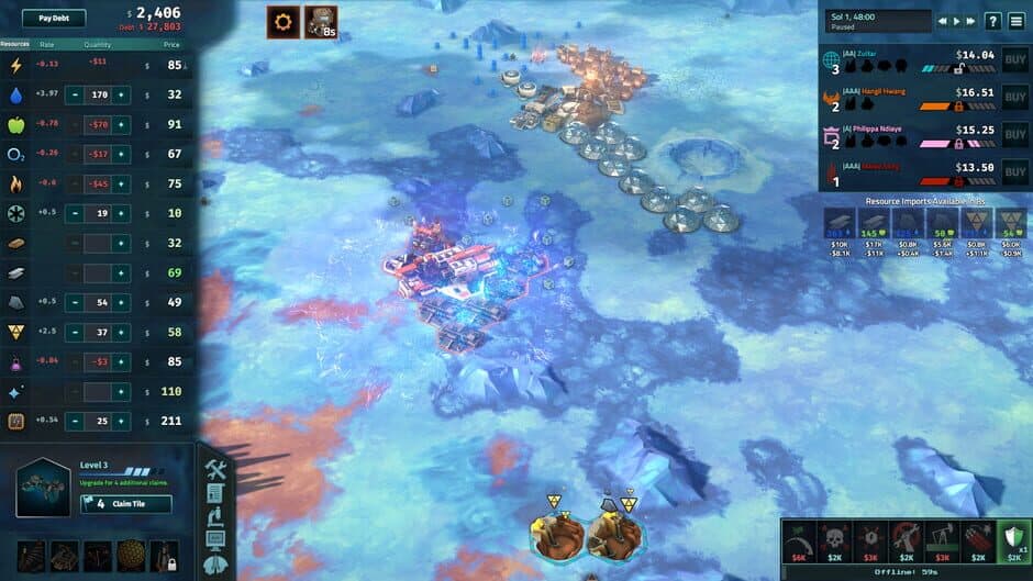 Скриншот 4 из Offworld Trading Company: The Europa Wager Expansion