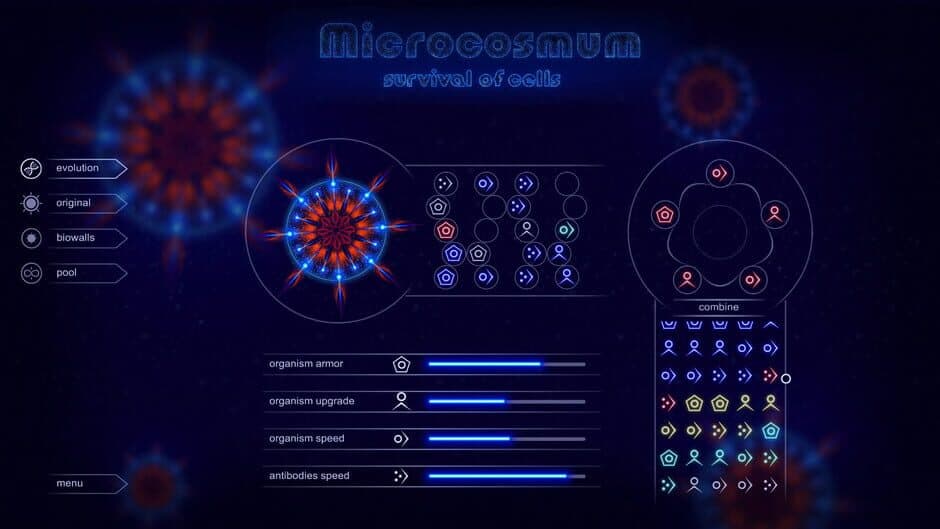 Скриншот 3 из Microcosmum: Survival of Cells - Random levels