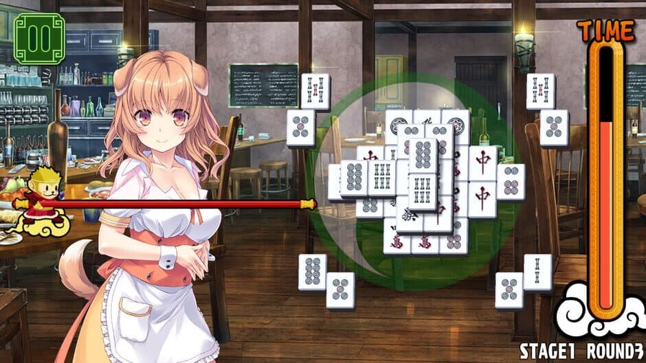 Скриншот 3 из Pretty Girls Mahjong Solitaire: Green
