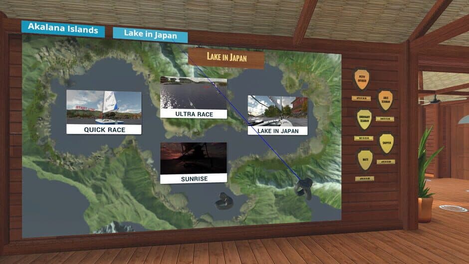 Скриншот 1 из VR Regatta: The Sailing Game - Lake in Japan