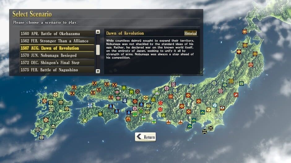 Скриншот 5 из Nobunaga's Ambition: Sphere of Influence - Scenario 3: Dawn of Revolution