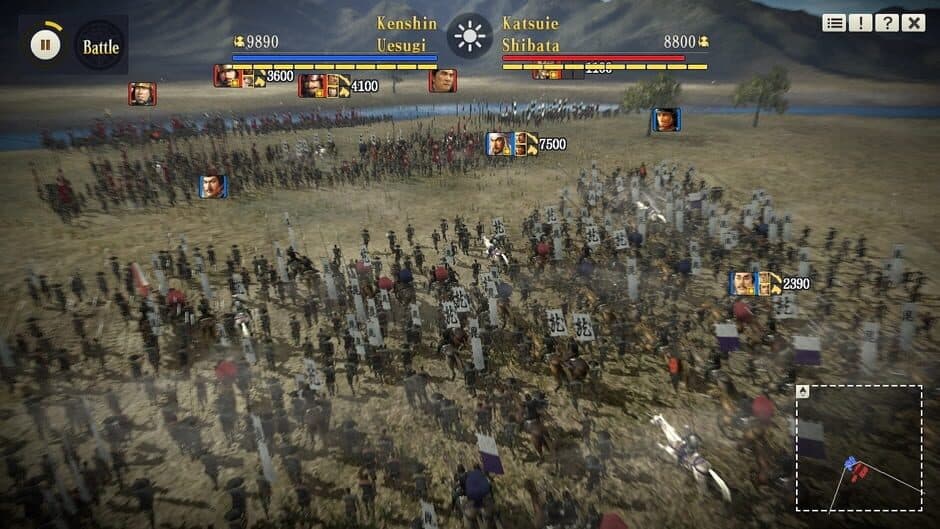 Скриншот 1 из Nobunaga's Ambition: Sphere of Influence - Scenario 7: Battle of Tetorigawa