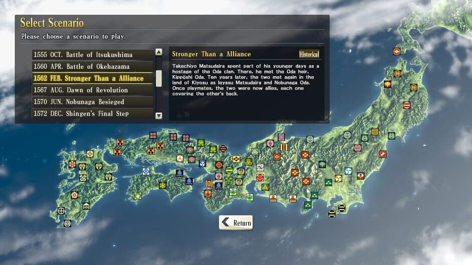 Скриншот 3 из Nobunaga's Ambition: Sphere of Influence - Scenario 1: Stronger Than a Alliance