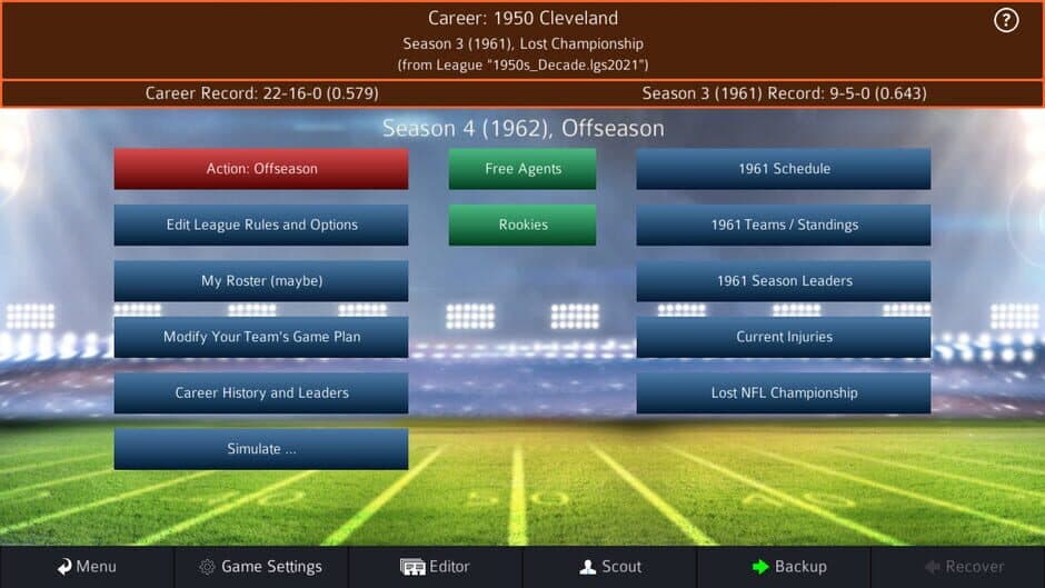 Скриншот 5 из Pro Strategy Football 2021